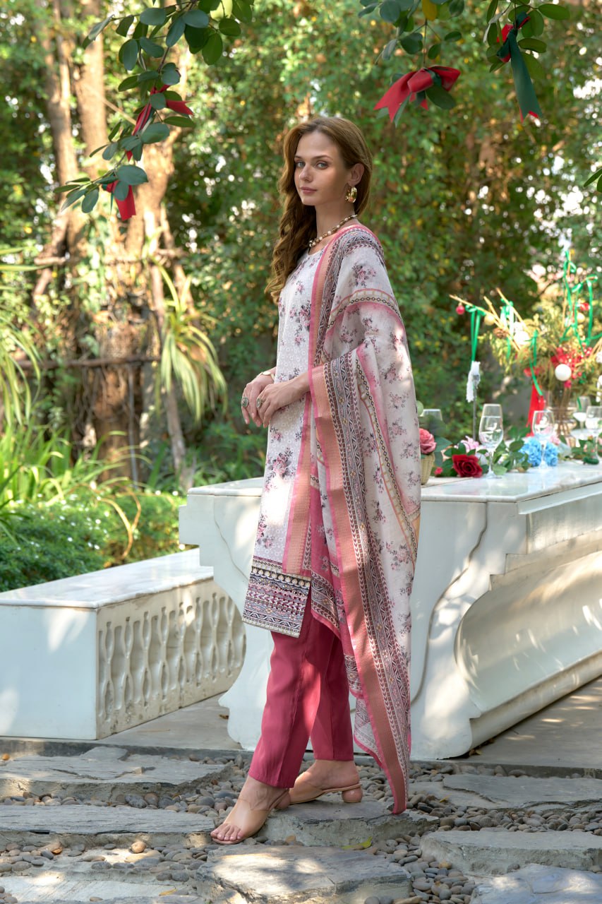 Elegant Straight Kurti Pant Dupatta Set | Garmex Export