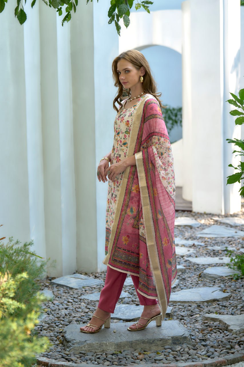 Elegant Straight Kurti Pant Dupatta Set β GE06-01 | Garmex Export π