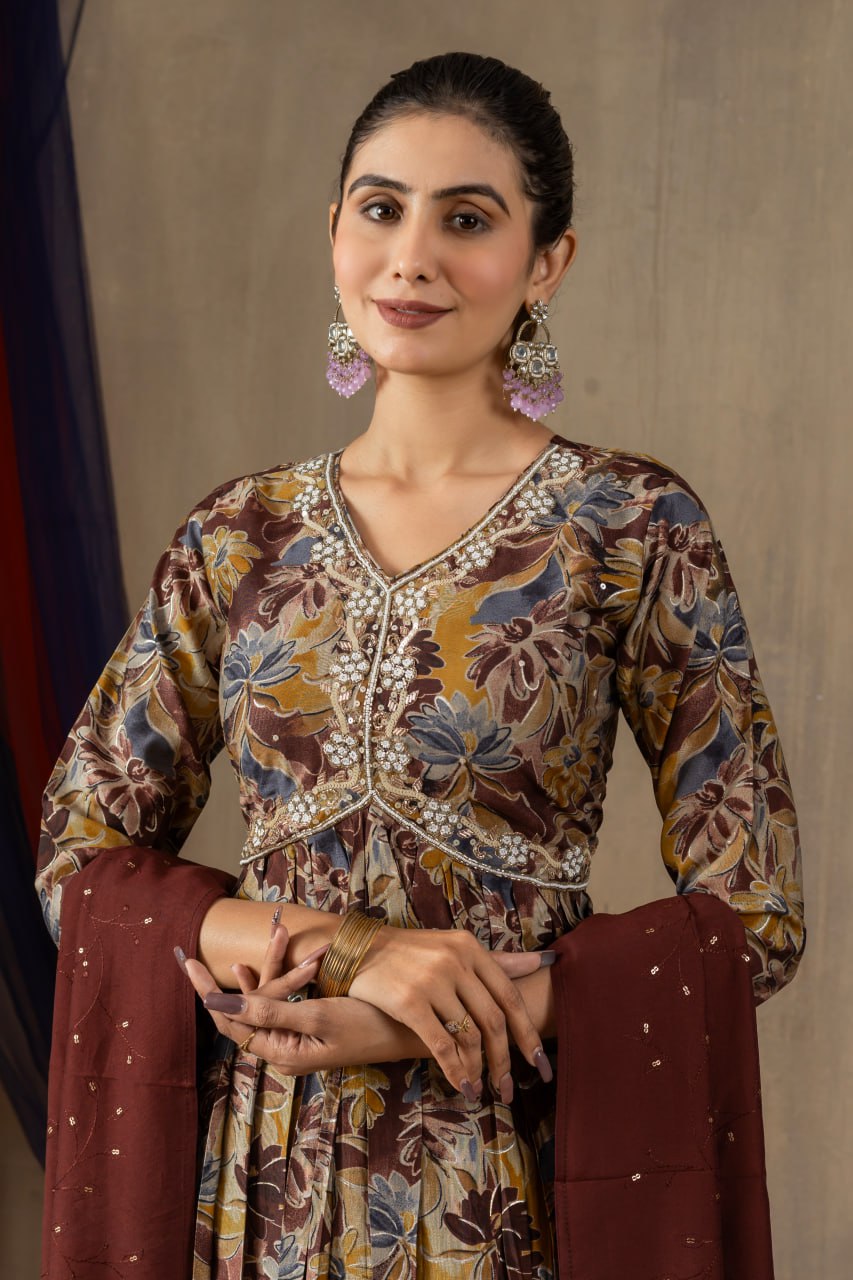 Elegant Embroidered Straight Kurti Pant Dupatta Set – GE04-04 | 2 Gorgeous Colors