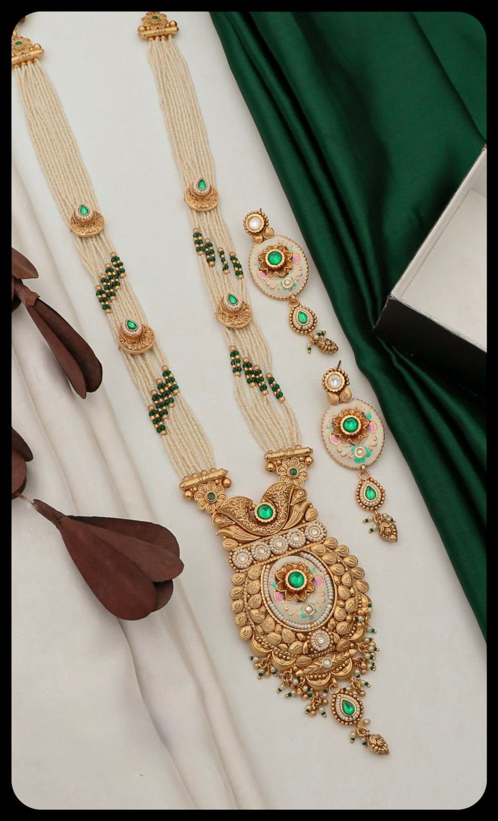 Garmex Export – Brass High Gold Mala Pendant Sets