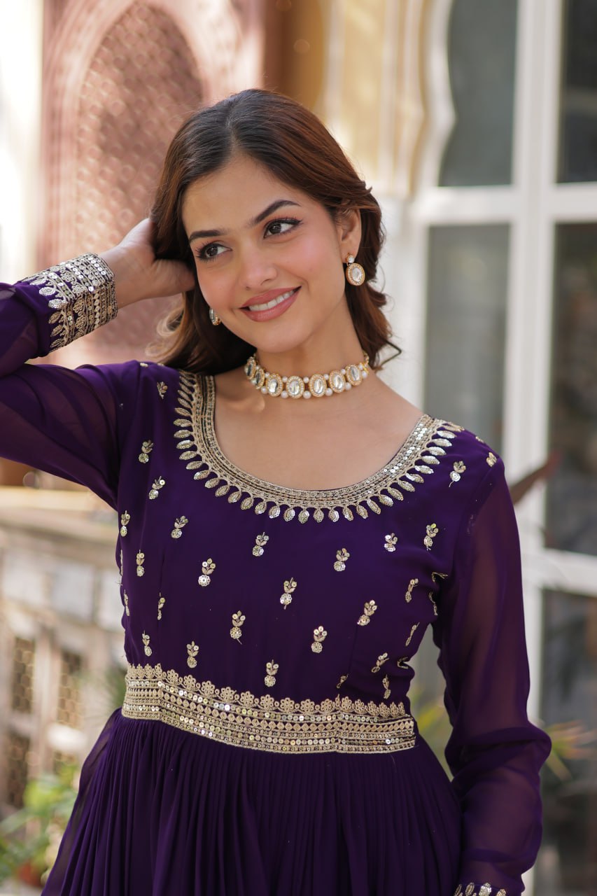 Premium Readymade Gown with Dupatta Set