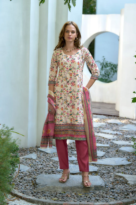 Elegant Straight Kurti Pant Dupatta Set – GE06-01 | Garmex Export 🍁