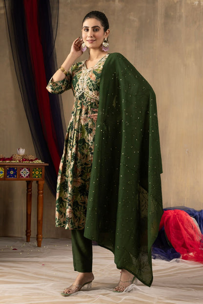Elegant Embroidered Straight Kurti Pant Dupatta Set – GE04-04 | 2 Gorgeous Colors
