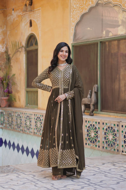 Premium Readymade Gown Collection (Top‐Bottom‐Dupatta Set)