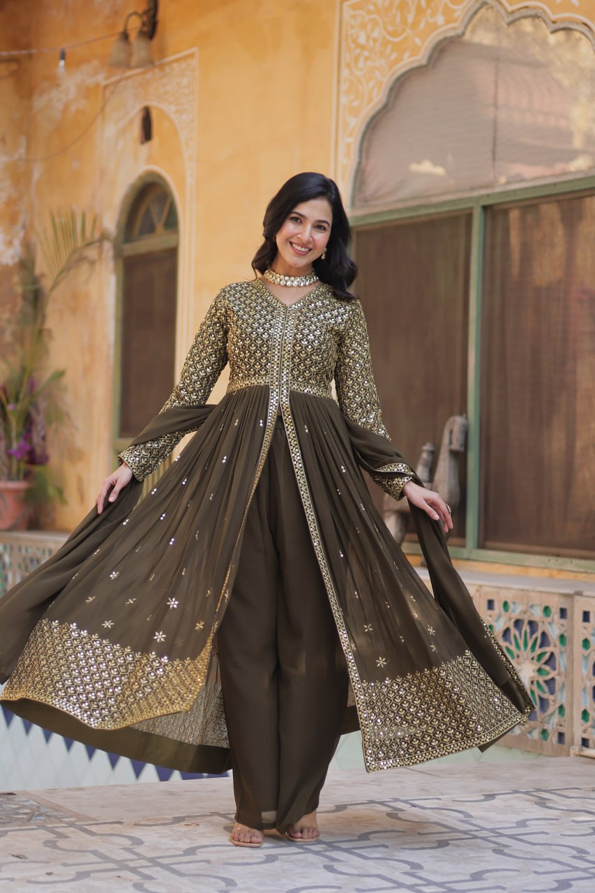 Premium Readymade Gown Collection (Top‐Bottom‐Dupatta Set)