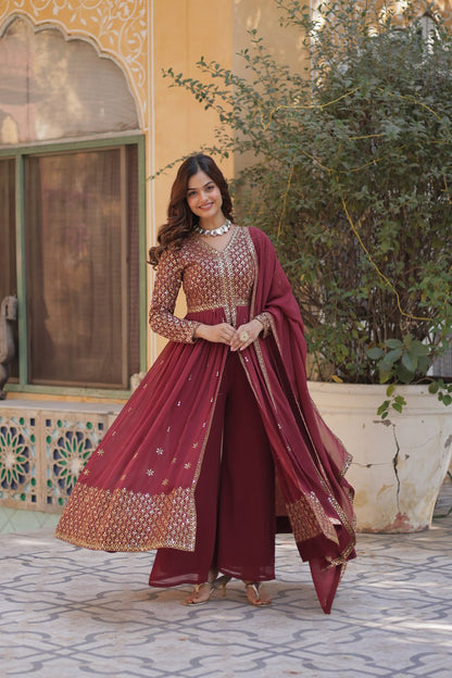 Premium Readymade Gown Collection (Top‐Bottom‐Dupatta Set)