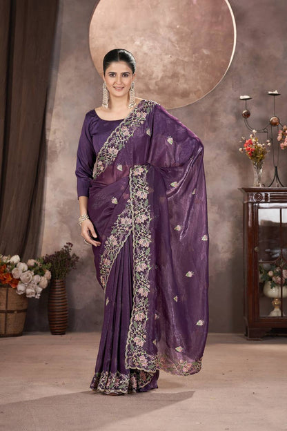 🌸GARMEX EXPORT PRESENTS  ✨Premium Designer Embroidery Saree Collection.