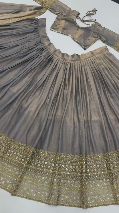 ridal Wear Heavy Fendi Embroidered Lehenga Choli | Garmex Export