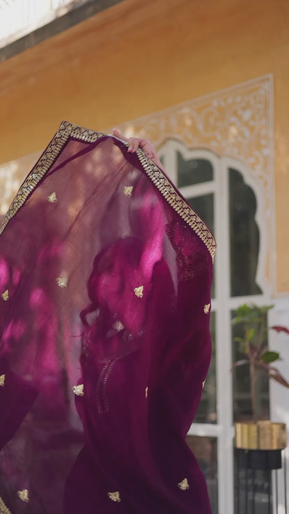 Premium Designer Readymade Gown with Dupatta Set